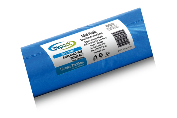 Paper Waste Jumbo Size Garbage Bags